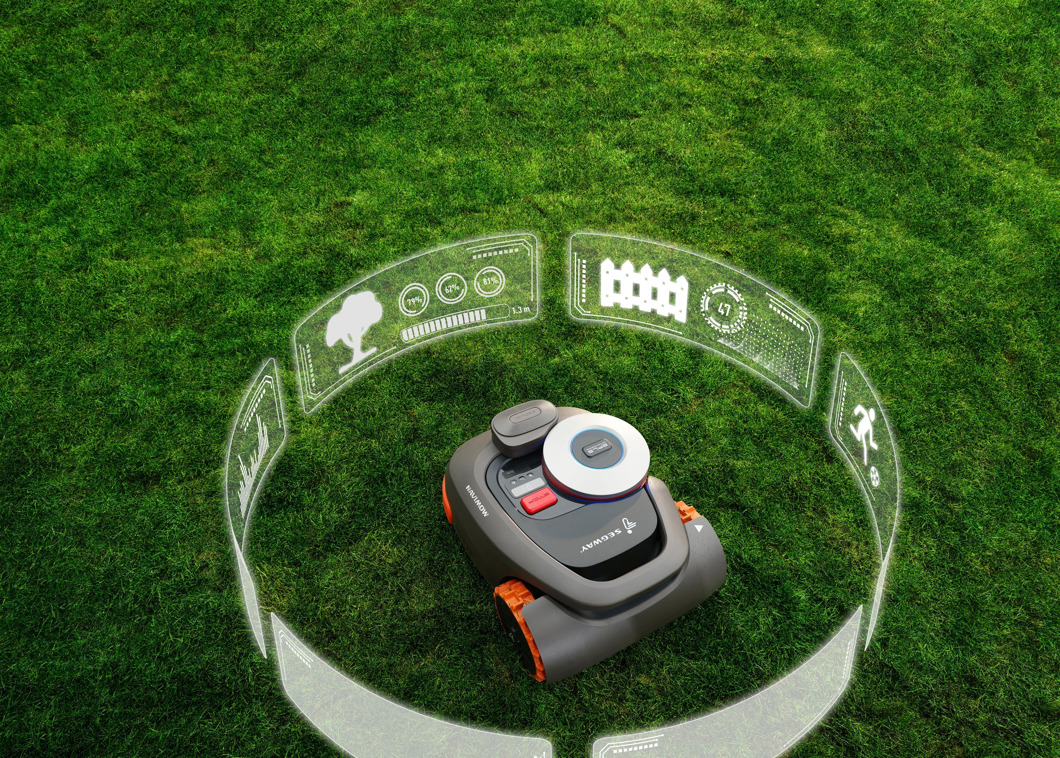 SEGWAY Robot tondeuse Navimow H1500E- 1500m²